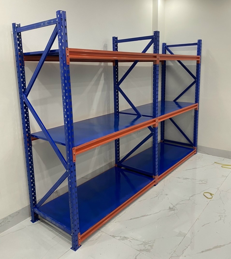 Kệ trung tải 3 tầng: dài 1500 x rộng 600 x cao 1500mm 1 Kệ trung tải 3 tầng dài 1500 x rộng 600 x cao 1500mm